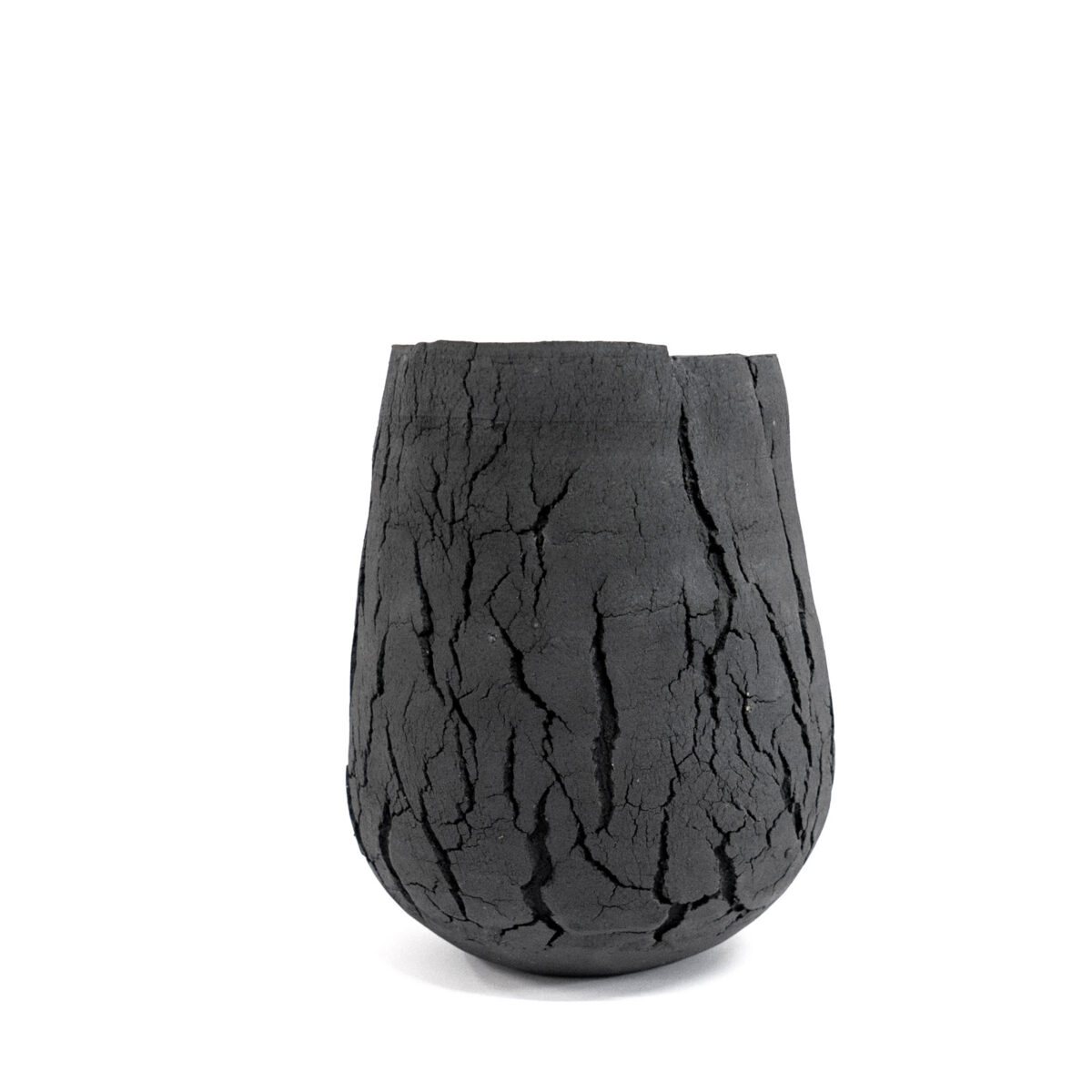 Handmade ceramic vase series "Dry Earth" Unique piece byYvette Hoffmann Design